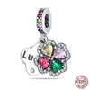 925 Original Bracelets: Chameleon Luminous Firefly Butterfly Silver Charms - Fits Pandora, Ideal for DIY Jewelry Making