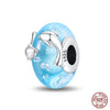 925 Original Bracelets: Chameleon Luminous Firefly Butterfly Silver Charms - Fits Pandora, Ideal for DIY Jewelry Making