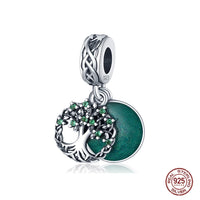 925 Original Bracelets: Chameleon Luminous Firefly Butterfly Silver Charms - Fits Pandora, Ideal for DIY Jewelry Making