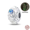 925 Original Bracelets: Chameleon Luminous Firefly Butterfly Silver Charms - Fits Pandora, Ideal for DIY Jewelry Making