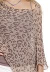 Boho Poncho Leopard (Sand/Brown) - FrejaDesigns