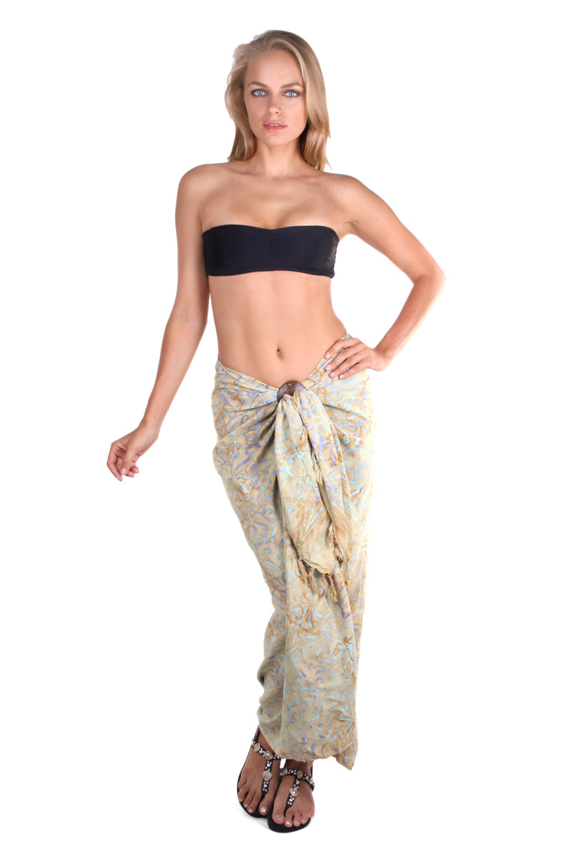 Pareo Sarong Cream - FrejaDesigns