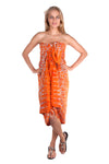 Pareo Sarong Orange - FrejaDesigns