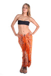 Pareo Sarong Orange - FrejaDesigns