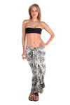 Pareo Sarong Snake Print Olive - FrejaDesigns