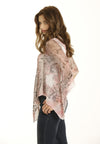 BOHO PONCHO DRAGON SKIN PRINT - FrejaDesigns