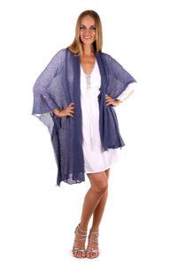 Maxi Jacket/Cardigan (Denim Blue) - FrejaDesigns