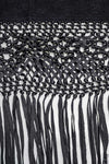 Silk/Cashmere Wrap (Black) - FrejaDesigns